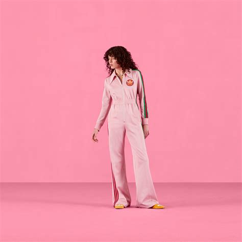 adidas gucci jumpsuit pink